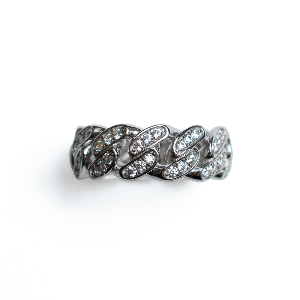 ANILLO ESLABÓN CUBANO SLIM
