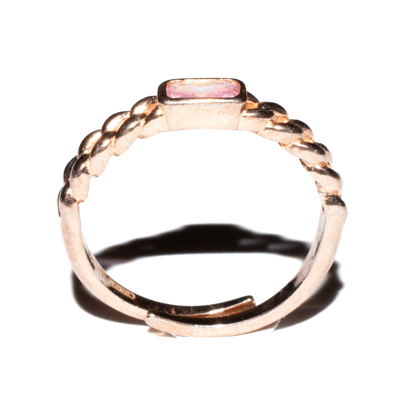 ANILLO ZIRCONIA ROSA